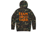 Team Boneyard - Camo / Blaze Orange Stacked Logo Hoodie (Regular Fit)