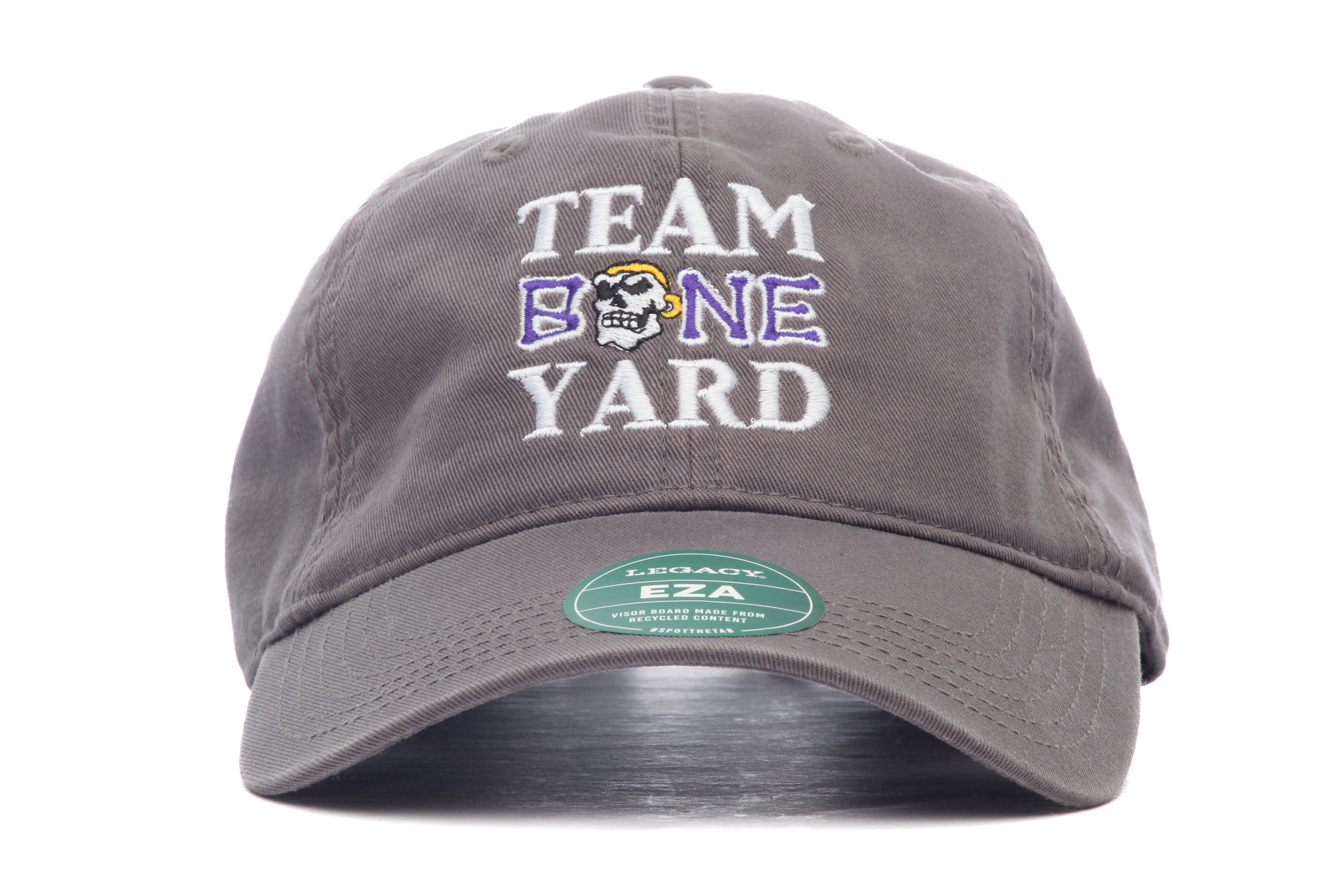 Team Boneyard - Stacked Logo - Legacy®️ Unstructured Hat in Graphite