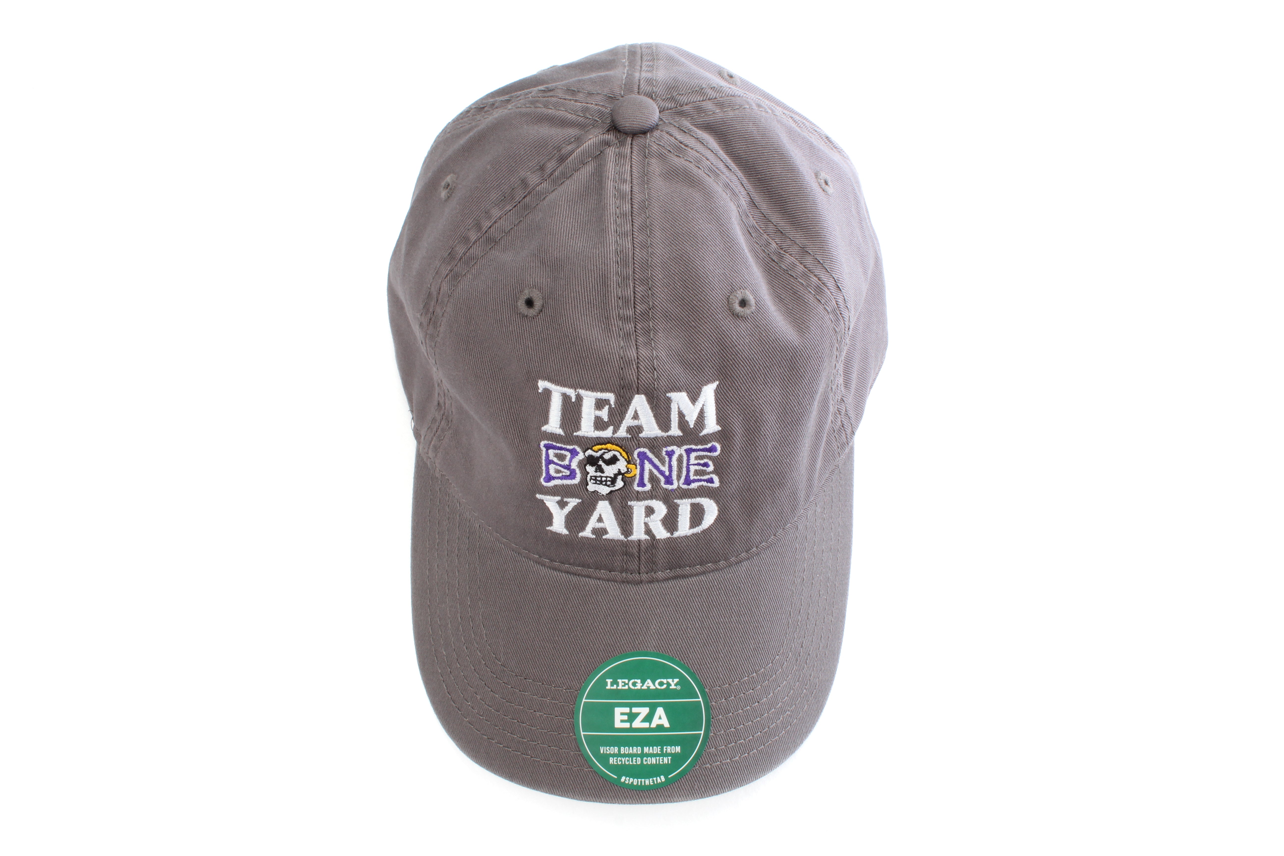 Team Boneyard - Stacked Logo - Legacy®️ Unstructured Hat in Graphite