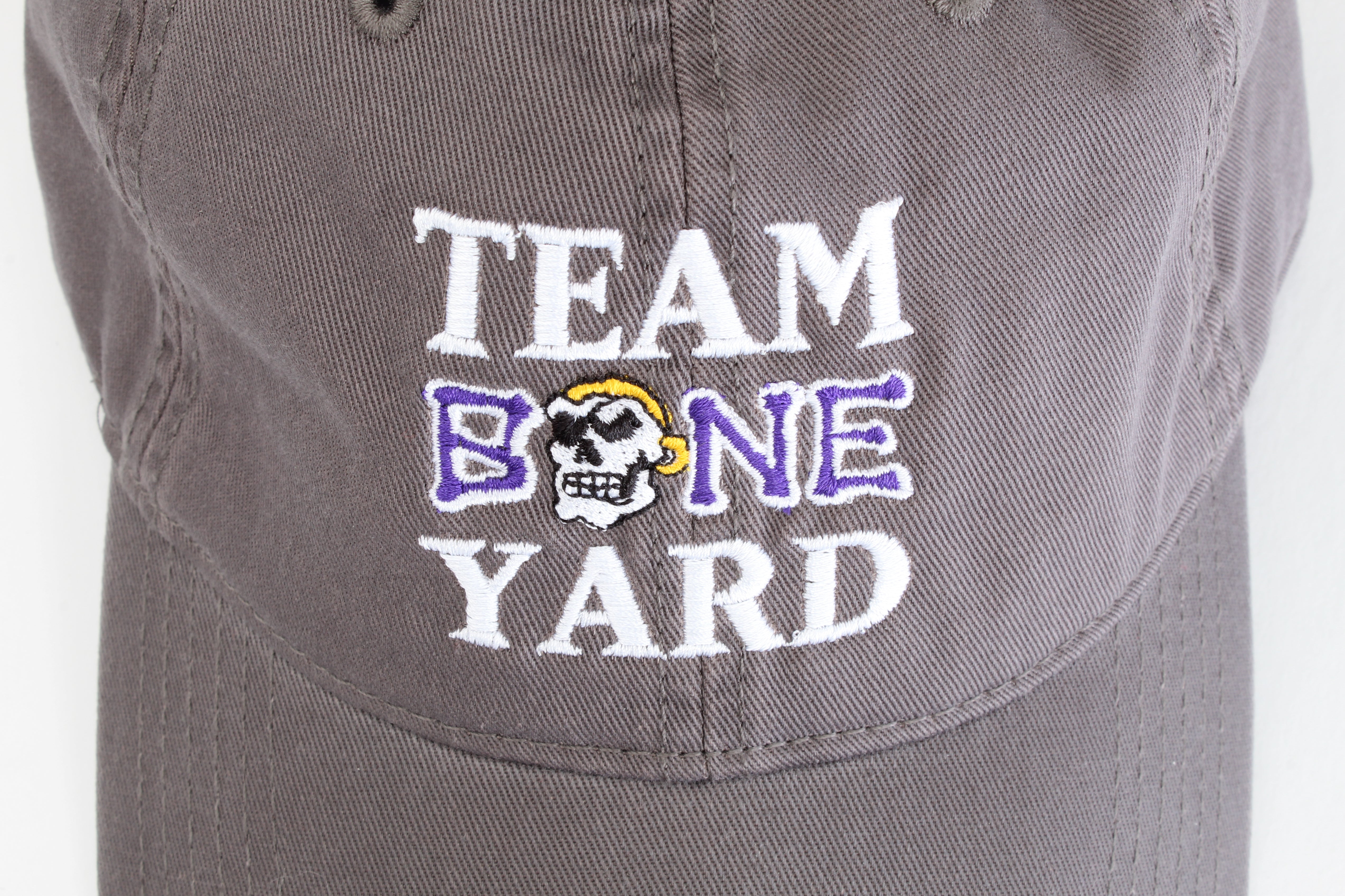 Team Boneyard - Stacked Logo - Legacy®️ Unstructured Hat in Graphite