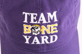 Team Boneyard - Stacked Logo - Legacy®️ Unstructured Hat in Purple