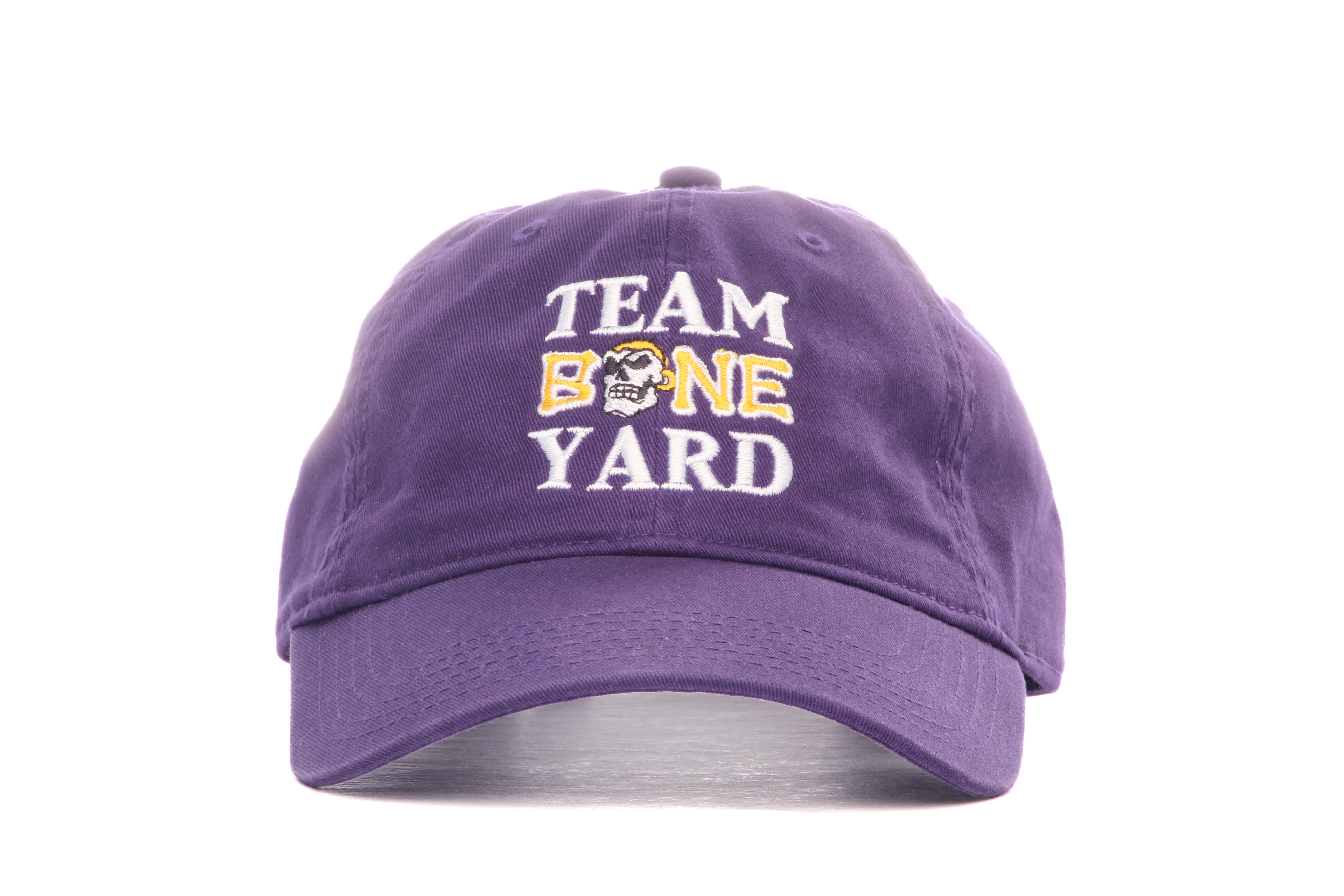 Team Boneyard - Stacked Logo - Legacy®️ Unstructured Hat in Purple