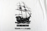 Team Boneyard - Burn the Boats - Heavyweight Tee in "Bone"