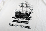 Team Boneyard - Burn the Boats - Heavyweight Tee in "Bone"