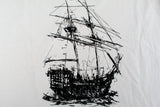 Team Boneyard - Burn the Boats - Heavyweight Tee in "Bone"