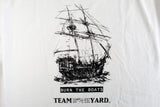 Team Boneyard - Burn the Boats - Heavyweight Tee in "Bone"