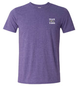 Team Boneyard - Stacked Logo- Super Soft Tee in Heather Purple