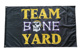 Team Boneyard 3FT x 5FT 2-Sided Black Flag