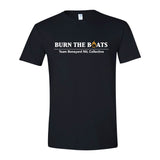 Team Boneyard - Burn The Boats - Lightweight Tee - Midnight Black