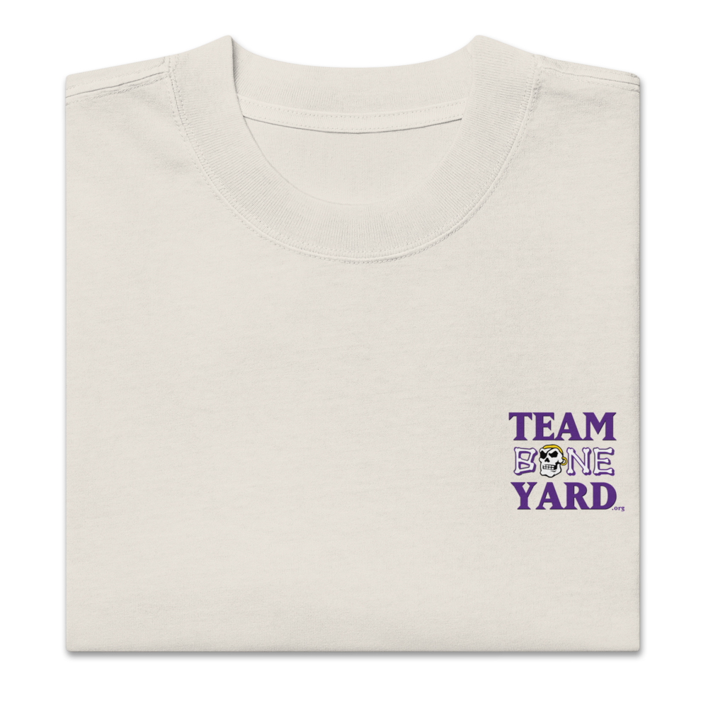 Team Boneyard - Burn the Boats - Heavyweight Tee in "Bone"