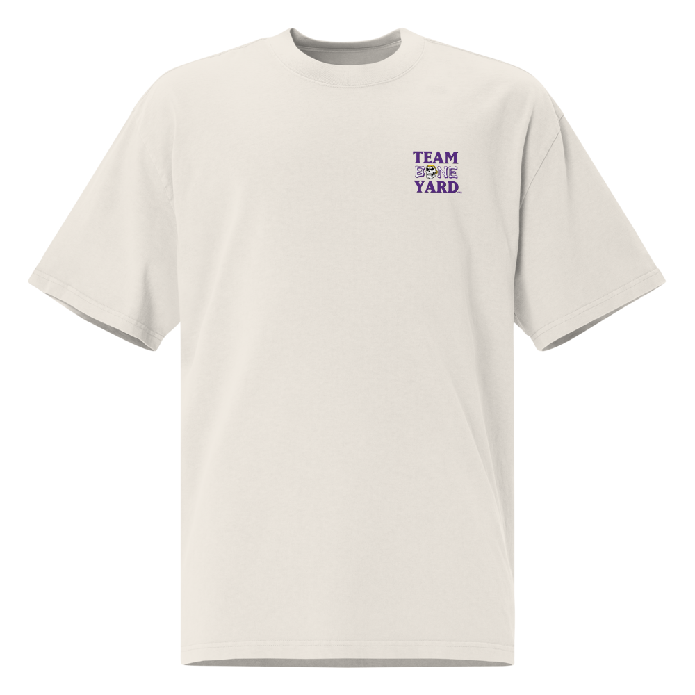 Team Boneyard - Burn the Boats - Heavyweight Tee in "Bone"