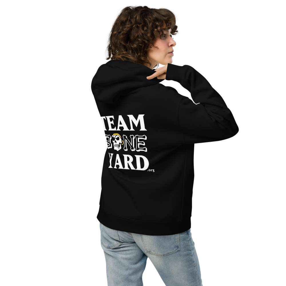 Team Boneyard - Stacked Logo Hoodie in Black - (Relaxed Fit)